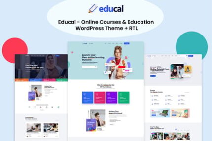 Educal - Online Courses  Education WordPress Theme