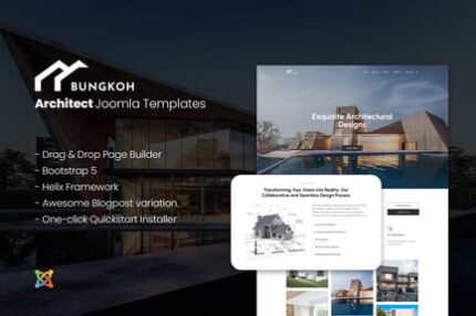 Bungkoh - Architects Portfolio Joomla 4 Templates