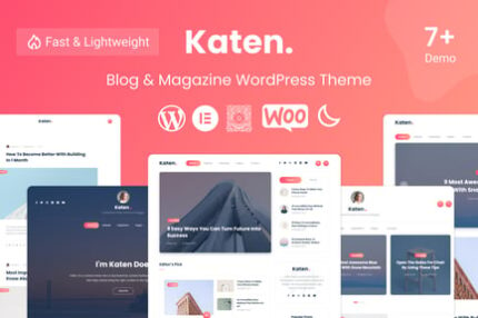 Katen - Blog & Magazine WordPress Theme