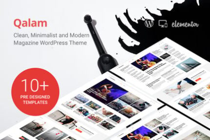 Qalam - NewsPaper and Magazine WordPress Theme