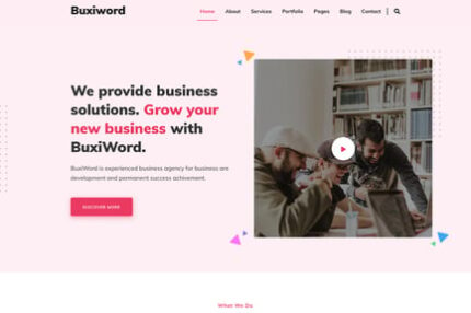 Buxiword - Digital Agency WordPress Theme