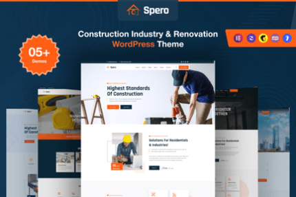 Spero - Construction Industry WordPress Theme