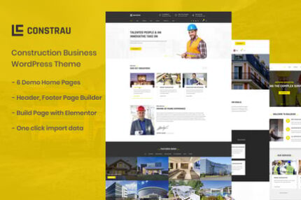 Constrau - Construction Business WordPress Theme