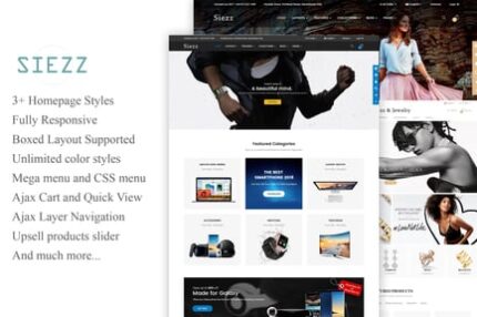 Siezz - Multipurpose OpenCart 3 Theme