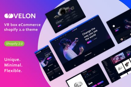 Velon - VR Box Ecommerce Shopify 2.0 Theme