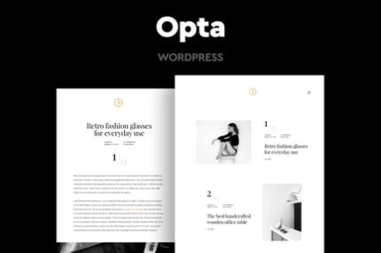 Opta - Minimal Portfolio and Photography Theme