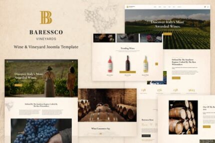 Baressco - Wine, Vineyard & Winery Joomla Template