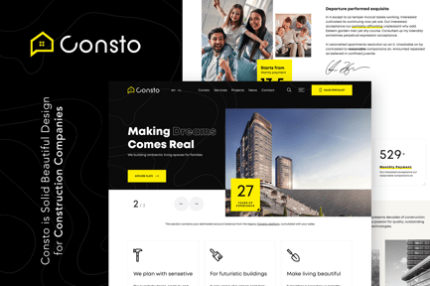 Consto | Industrial Construction Company Theme