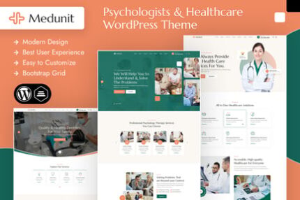 Medunit | Psychology & Health Care WordPress Theme