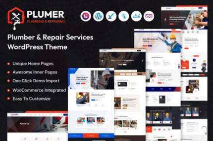 Plumer - Plumbing & Repair Services WordPress Them