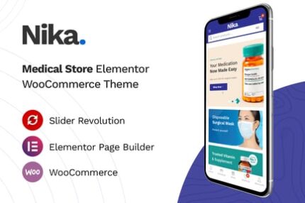 Nika - Medical Elementor WooCommerce Theme