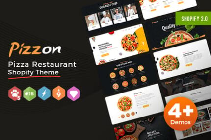 Pizzon - Pizza Restaurant, Fast Food Shopify Theme