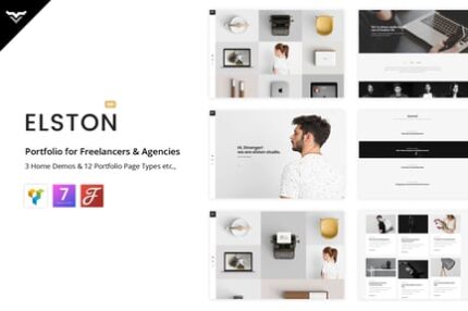 Elston - Portfolio for Freelancers & Agencies