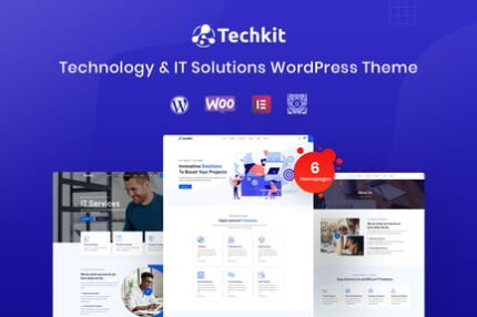 Techkit –Technology & IT Solutions WordPress Theme