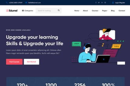 Edumel- Education LMS WordPress Theme