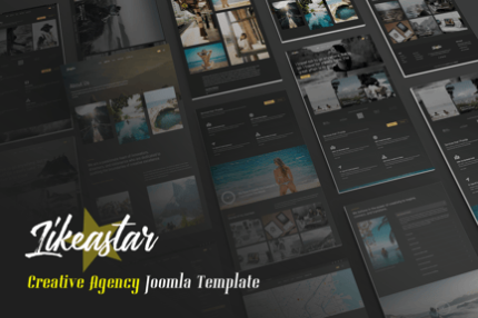 Like a Star - Creative Agency Joomla Template