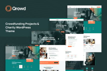 Qrowd - Crowdfunding Projects & Charity WordPress