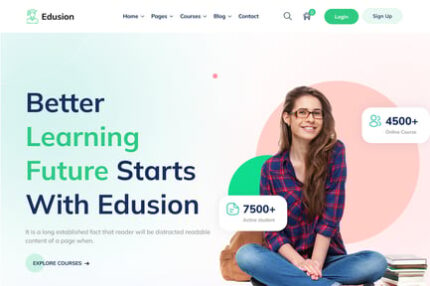 Edusion - Education LMS WordPress Theme