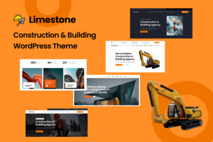 Limestone - Construction Building WordPress Theme