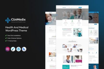 Clinmedix - Health And Medical WordPress Theme