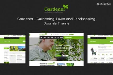 Gardener-Gardening and Landscaping joomla template