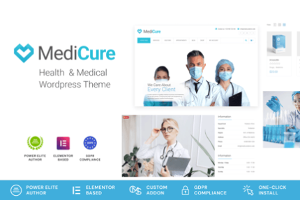 MediCure – Health & Medical Wordpress Theme