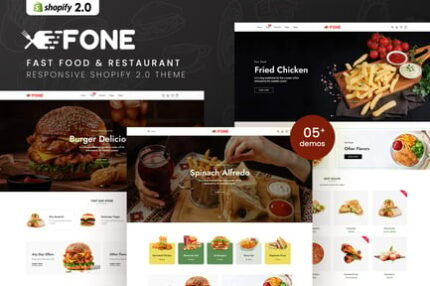 Fone - Fast Food & Restaurant Shopify 2.0 Theme