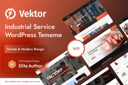 Vektor - Industrial Service WordPress Theme