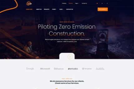 Bulter - Clean Construction WordPress Theme