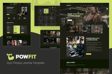 PowFit - Gym Fitness Joomla Template